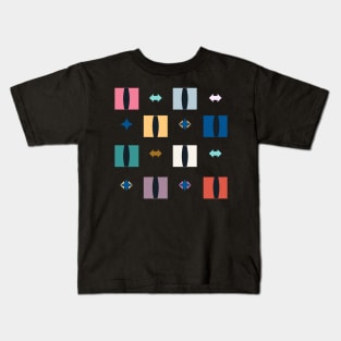 Pastel Pattern Kids T-Shirt